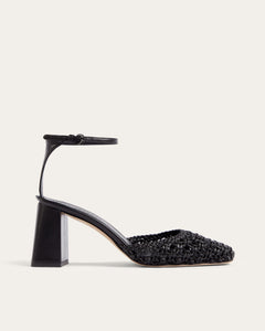 Felice Pump, Black Weave Felice Pump dear-frances 