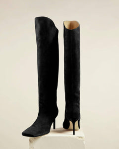 Elia Boot, Black Suede ELIA BOOT dear-frances 
